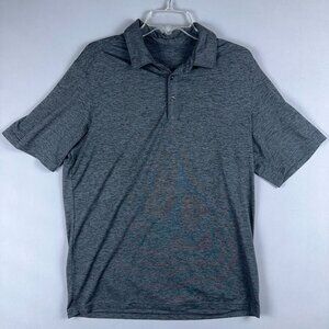 Gerry Polo Shirt Mens Size Medium Short Sleeves Collared Lightweight Gray